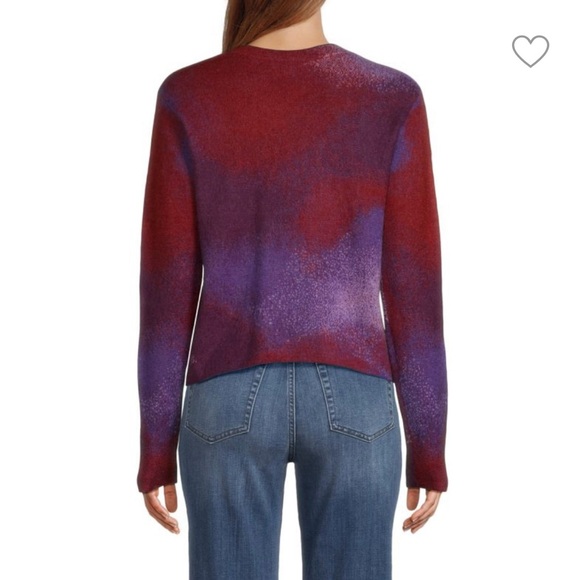 Vince ombre jacquard crew sweater- NWT - Picture 7 of 8